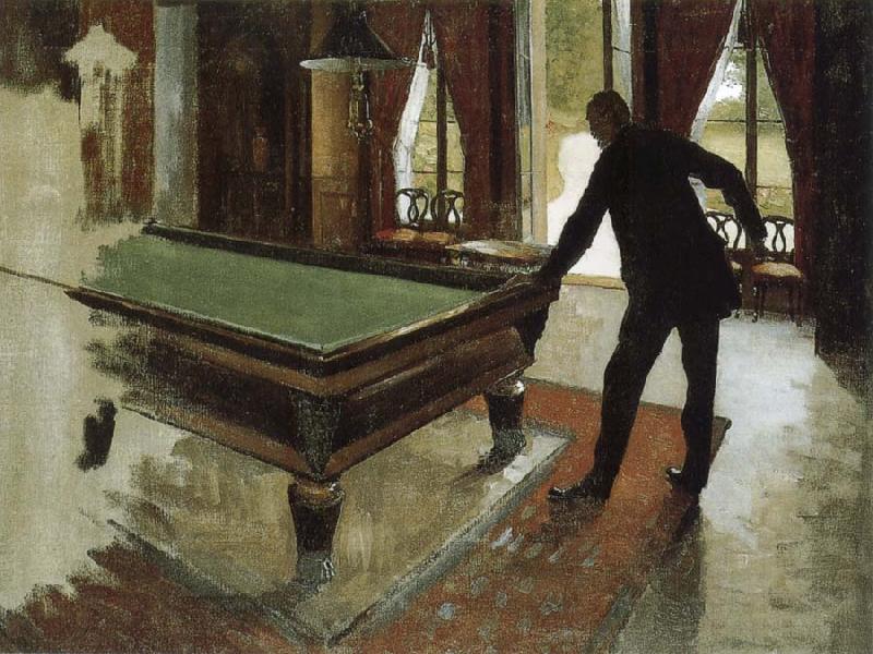Gustave Caillebotte Pool table